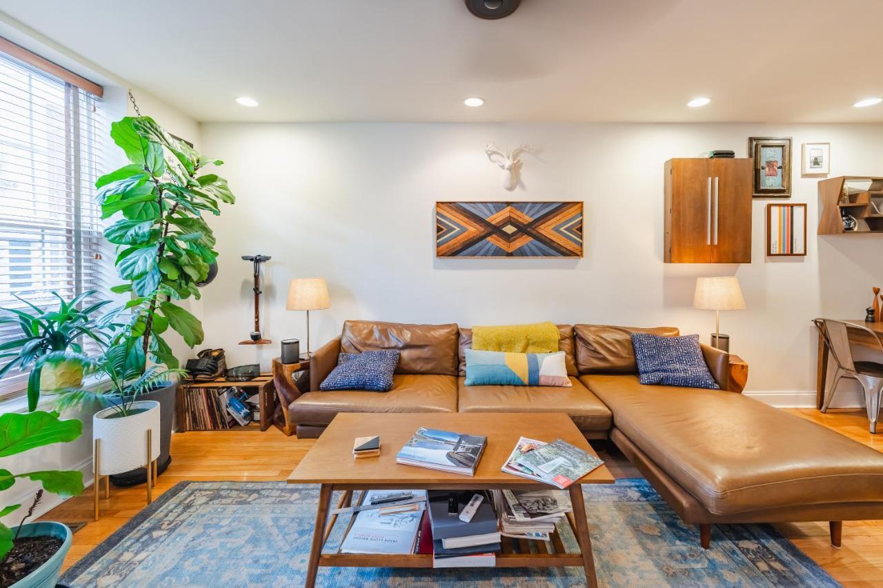 Bedroom In Thoughtfully Decorated East Passyunk Home Philadelphia Exterior foto